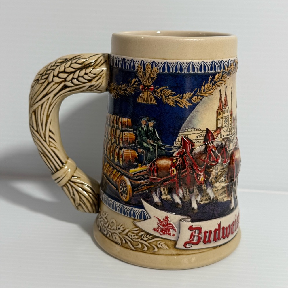 1993 Budweiser Clydesdale Beer Stein Mug Oktoberfest 3rd In Series #22060